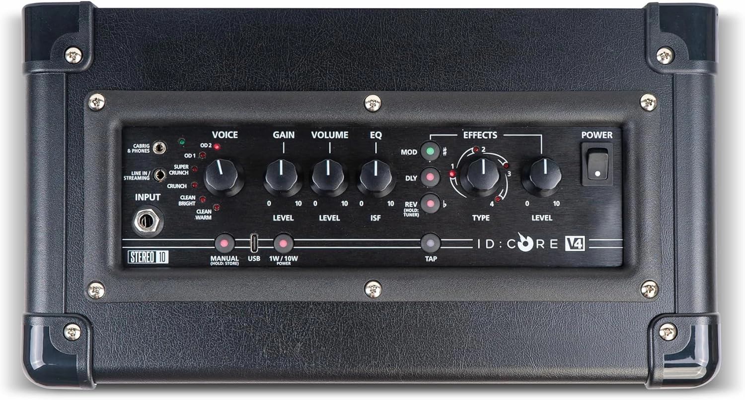 Blackstar ID:Core V4 Stereo 10 - 10-watt 2x3 inch Digital Combo Amp w/ Power Reduction and 4-channel USB-C Output