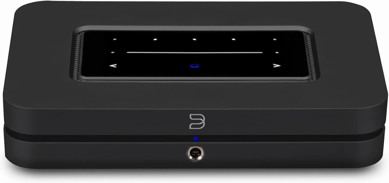 Bluesound Node Performance Multi-Room Hi-Res Wireless Music Streamer (2024 Model) - Black network streamer,wireless audio player,Wi-Fi music streamer,