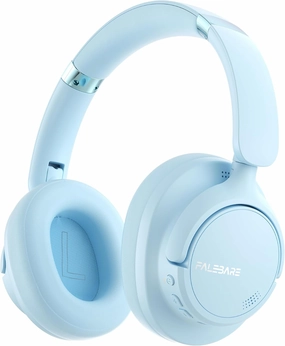 Bluetooth Headphone Over The Ear, Noise Cancelling Headphones Wireless Headsets Bluetooth with Mic, 80H Playtime, Deep Bass, Comfort Fit, Portable Lightweight Headphones for Travel, Home noise cancelling headphones,ANC headphones,travel headphones,