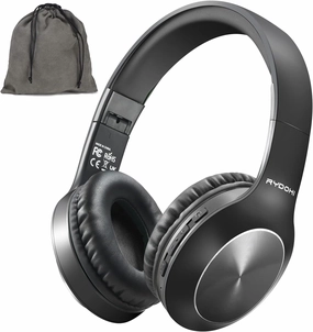 Bluetooth Headphones Over Ear, 68H Playtime and 3 EQ Music Modes Wireless Headphones with Microphone/Deep Bass, HiFi Stereo Foldable Lightweight Headset for PC Home Travel Office Black over-ear headphones,closed back headphones,wireless studio cans,