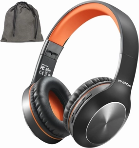 Bluetooth Headphones Over Ear, 68H Playtime and 3 EQ Music Modes Wireless Headphones with Microphone/Deep Bass, HiFi Stereo Foldable Lightweight Headset for PC Home Travel Office over-ear headphones,closed back headphones,wireless studio cans,
