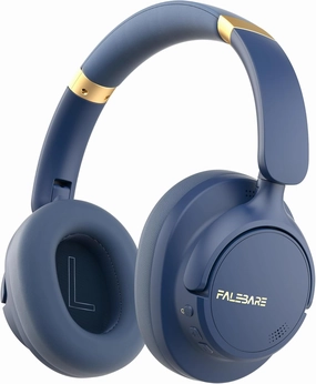 Bluetooth Headphones Over The Ear, Noise Cancelling Headphone Wireless Headsets Bluetooth with Mic, 80H Playtime, Deep Bass, Comfort Fit, Portable Lightweight Headset for Travel, Home noise cancelling headphones,ANC headphones,travel headphones,