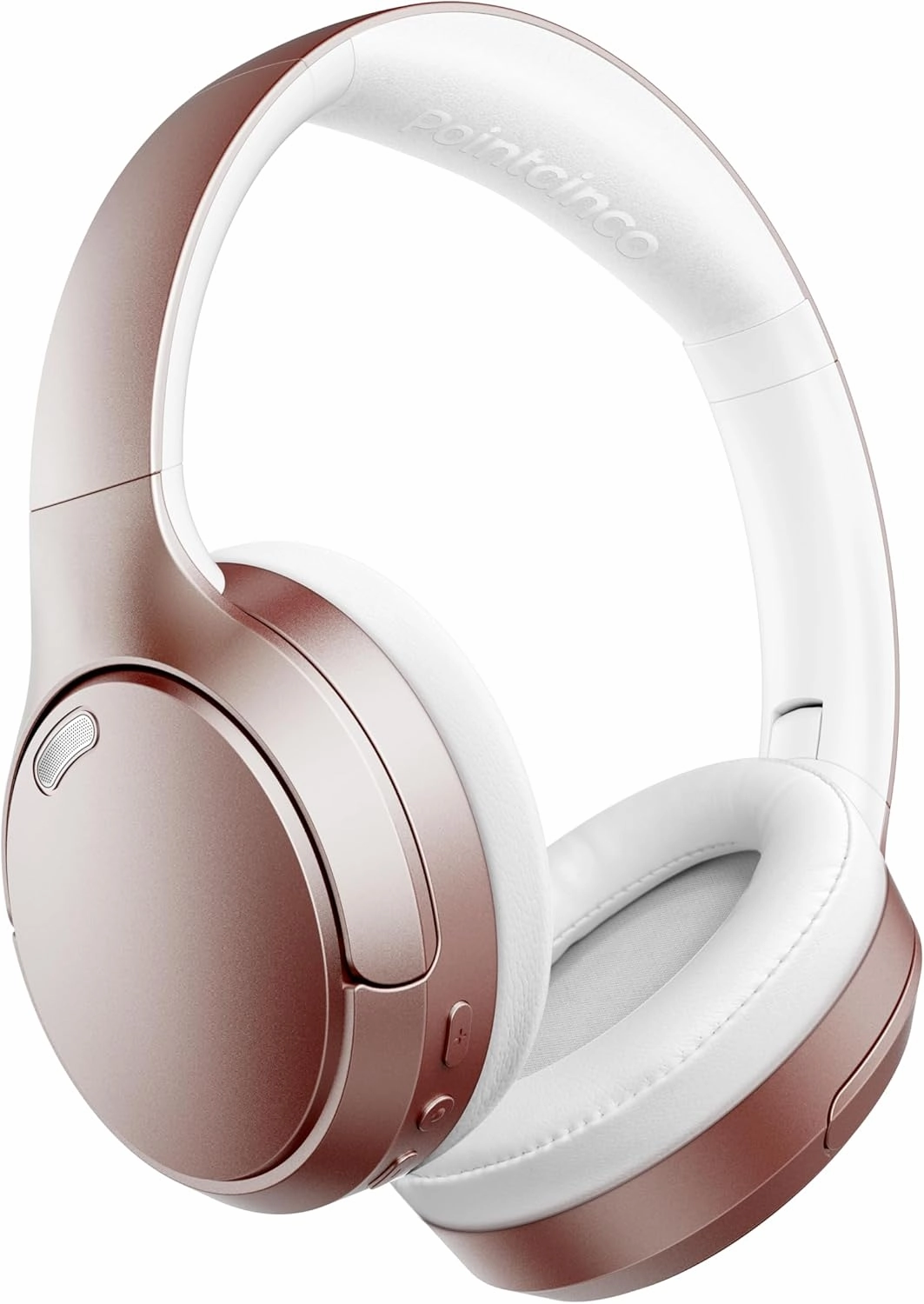 Bluetooth Headphones, Wireless Over Ear With HiFi Stereo Microphone, Foldable Lightweight 5.4 With Deep Bass for Cellphone/Travel/Office/Home (Rosen Gold) over-ear headphones,closed back headphones,wireless studio cans,