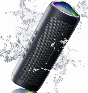 Bluetooth Speaker with HD Sound, Portable Wireless, IPX5 Waterproof, Up to 20H Playtime, TWS Pairing, BT5.3, for Home/Party/Outdoor/Beach, Electronic Gadgets, Birthday Gift (Black) floorstanding speakers,tower speakers,stereo floor speakers,