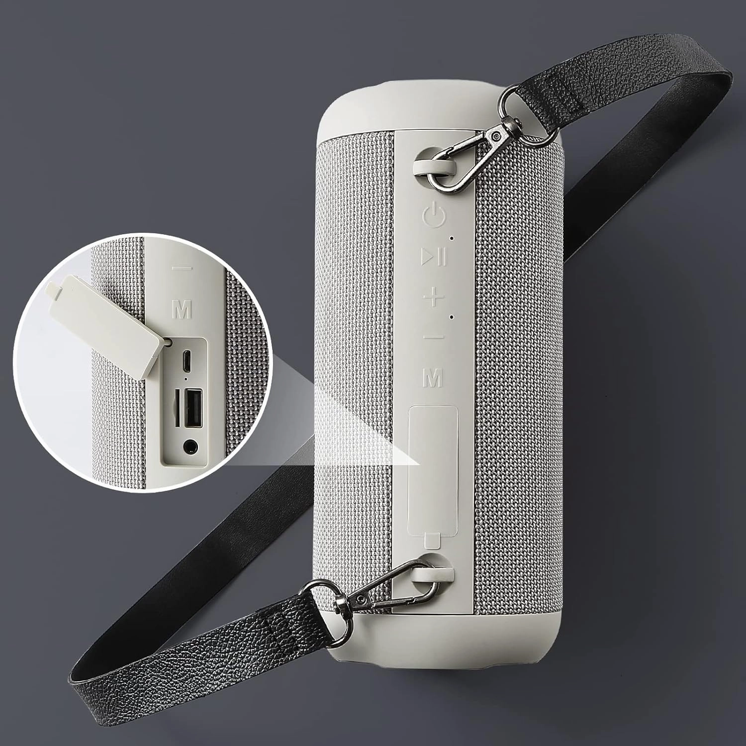 Bluetooth Speakers, 30W Portable Speaker Loud Stereo Sound, Rich Bass IP67 Waterproof, 30  Hour Playtime, Built-in Mic, Wireless Speaker with TF, AUX, FM for Shower, Pool, Party, Travel, Outdoors