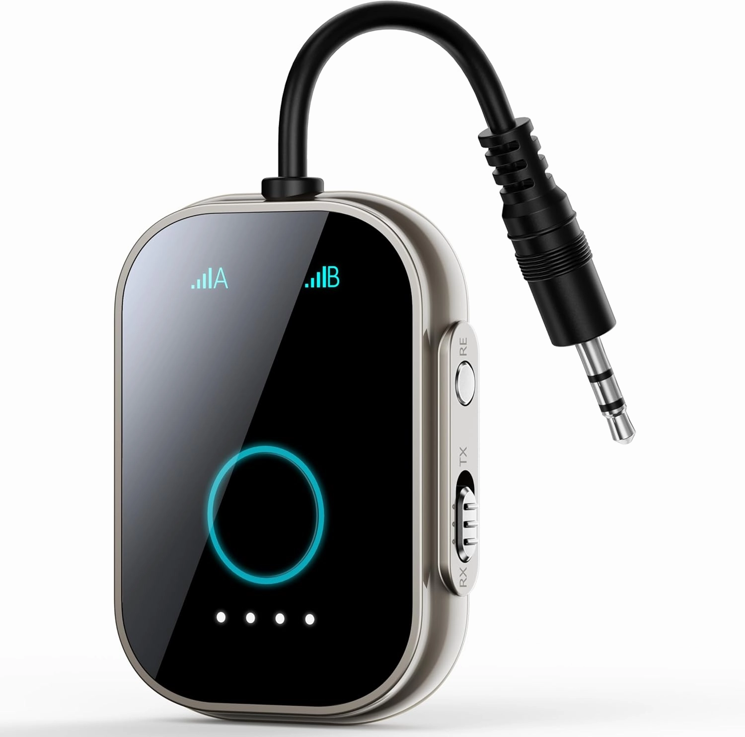 Bluetooth Transmitter Receiver for TV, 2-in-1 Bluetooth 5.3 Adapter for Airplane, Gym Equipment, Cars, for up to Two Wireless Headphones, Cell Phones. wireless audio bridge,Bluetooth transmitter,WiFi audio link,