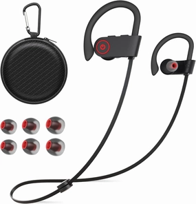 Bluetooth Wireless Headphones 16H Playtime Earbuds with Mic Stereo in-Ear Earphones, IPX7 Waterproof Sports Sound Isolation Headsets for Running, Gym, Workout wireless earbuds,Bluetooth earphones,true wireless stereo,