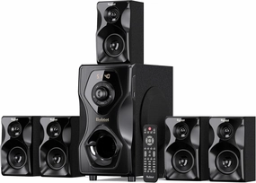 Bobtot Surround Sound Speakers Home Theater Systems - 700 Watts Peak Power 5.1/2.1Wired Stereo Speaker System 5.25" Subwoofer Strong Bass with Bluetooth HDMI ARC Optical Input surround sound system,cinema audio kit,5.1 surround package,