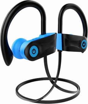 Boean Bluetooth Headphones, Bluetooth 5.3 Wireless Headphones with 16 Hours Playtime, Stereo Bass IPX7 Waterproof Over Ear Earphones for Workout and Sports Running over-ear headphones,closed back headphones,wireless studio cans,