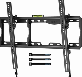 BONTEC Tilting TV Wall Mount for Most 17-86 inch LED OLED LCD Flat Curved Screen TVs, TV Wall Bracket Holds up to 165LBS, Max VESA 600 x400mm speaker wall mount,audio bracket,AV wall mounting,