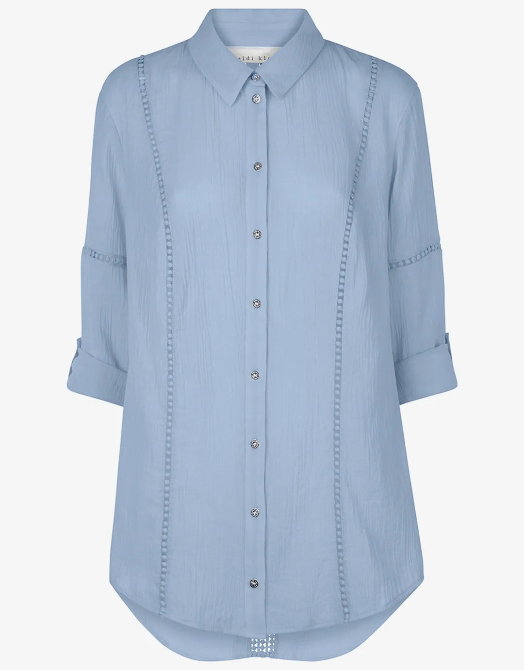 Bora Bora Lace Detail Kaftan - Blue