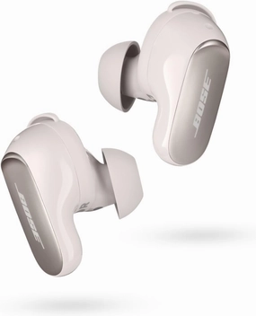 Bose QuietComfort Ultra Bluetooth Earbuds, Wireless Earbuds with Spatial Audio and World-Class Active Noise Cancellation, Deep Bass, Up to 6 Hours of Playtime, White Smoke wireless earbuds,Bluetooth earphones,true wireless stereo,