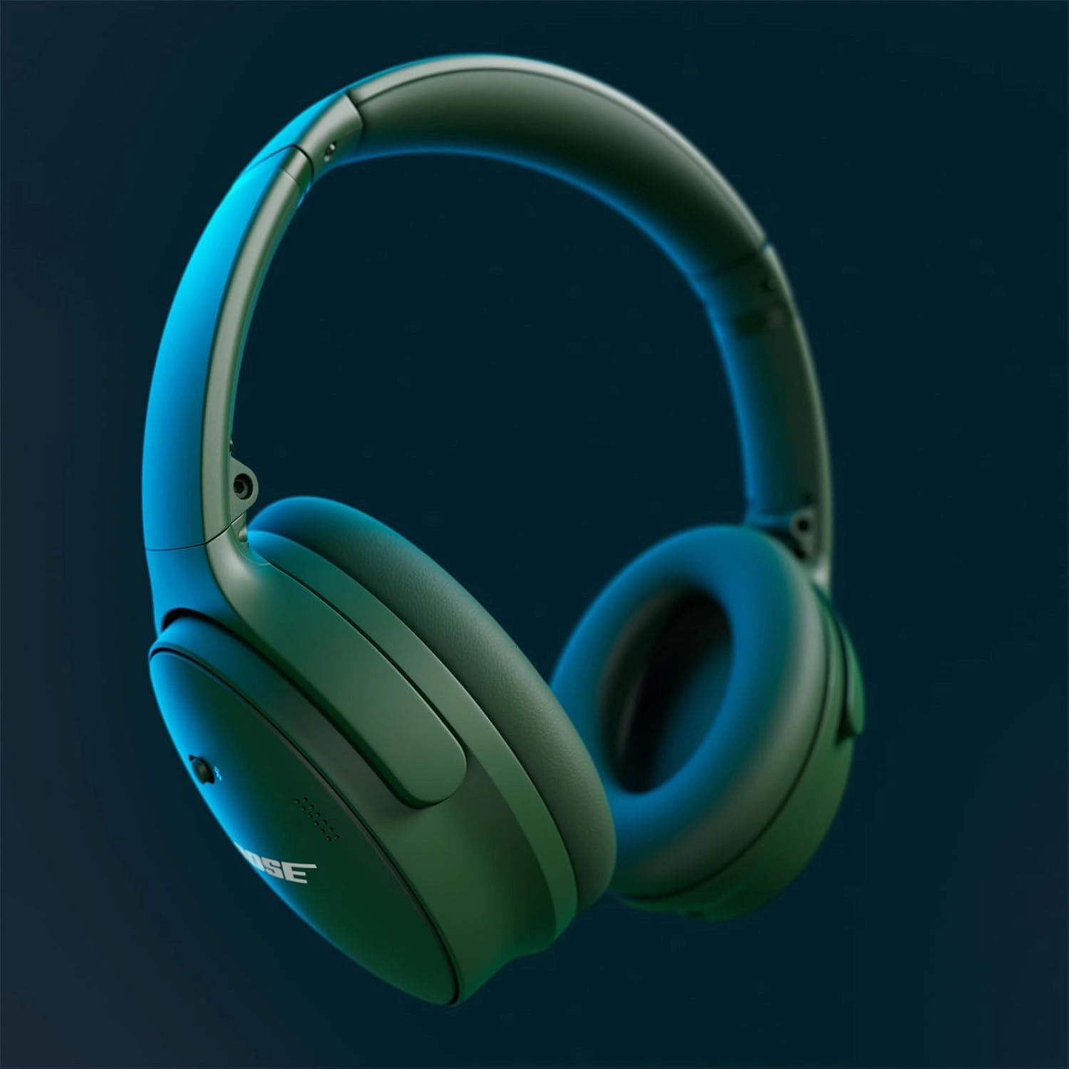 Bose QuietComfort Wireless Noise Cancelling Over Ear Headphones - Cypress Green (Renewed)
