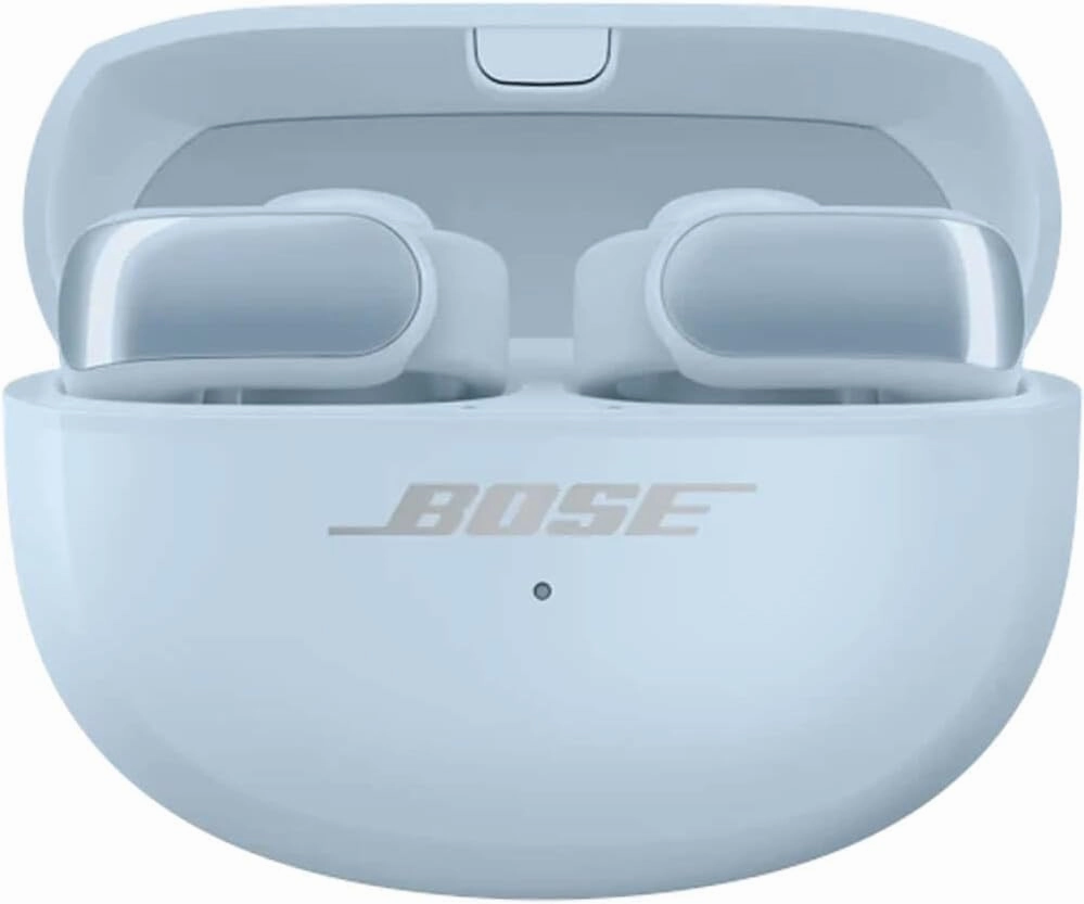 Bose Ultra Open Bluetooth Earbuds, True Wireless Earbuds with OpenAudio for Awareness, Clip On Design for Comfort, Immersive Audio, Up to 48 Hrs of Playtime, Moonstone Blue - Limited Edition Color