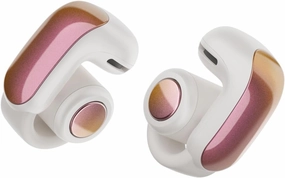 Bose Ultra Open Bluetooth Earbuds, True Wireless Earbuds with OpenAudio for Awareness, Clip On Design for Comfort, Immersive Audio, Up to 48 Hrs of Playtime, Sunset Iridescent - Limited Edition Color TWS earbuds,compact wireless buds,Bluetooth ear tips,