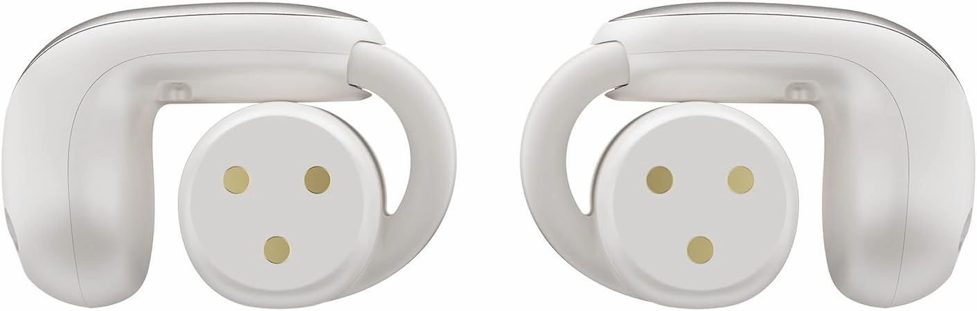 Bose Ultra Open Bluetooth Earbuds, True Wireless Earbuds with OpenAudio for Awareness, Clip On Design for Comfort, Immersive Audio, Up to 48 Hrs of Playtime, White Smoke