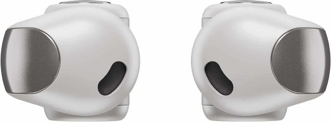 Bose Ultra Open Bluetooth Earbuds, True Wireless Earbuds with OpenAudio for Awareness, Clip On Design for Comfort, Immersive Audio, Up to 48 Hrs of Playtime, White Smoke