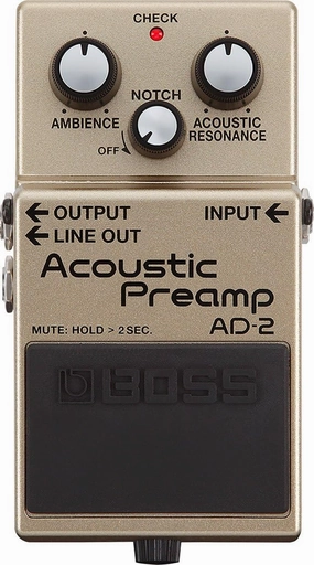 Boss AD-2 Acoustic Preamp Pedal balanced output player,audiophile player,hi-res digital player,