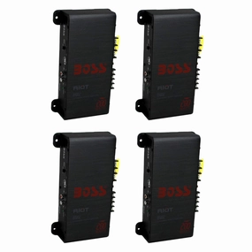 BOSS Audio R1002 200W 2-Channel RIOT Car Audio High Power Amplifier Amp (4 Pack) power amplifier,stereo amp,hi-fi power amp,