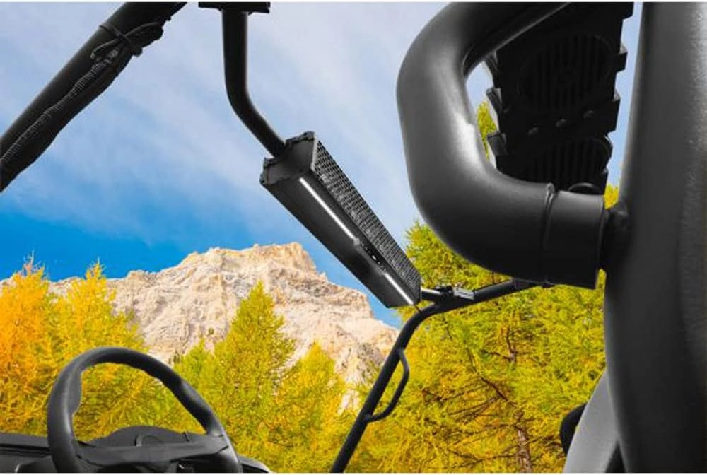 BOSS Audio Systems BRT27A ATV UTV Sound Bar System - 27 Inch Wide, IPX5 Rated Weatherproof, Bluetooth, Amplified, 3 Inch Speakers