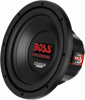 BOSS Audio Systems CH10DVC Chaos Series 10 Inch Car Subwoofer - 1500 Watts Max, Dual 4 Ohm Voice Coil, Sold Individually, Hook Up to Amp audiophile subwoofer,active subwoofer,low frequency speaker,