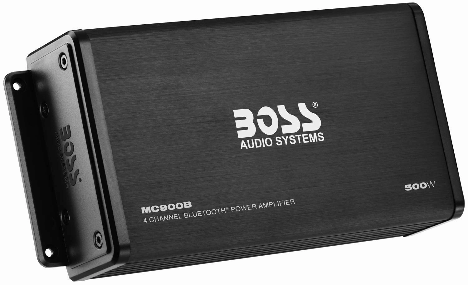 BOSS Audio Systems MC900B 4 Channel Amplifier for ATV UTV Car Marine - 500 High Output, Low Level Inputs, Full Range, Weatherproof, Bass for Subwoofer power amplifier,stereo amp,hi-fi power amp,
