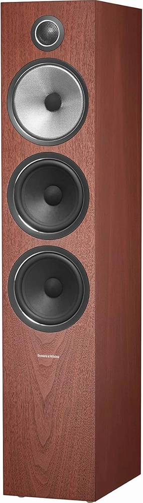 Bowers & Wilkins 703 S2 Floorstanding Speaker - High-Performance Tower Speaker, Aerofoil Woofers with Flowport Technology & Carbon Dome Tweeter, Standing Speaker for Home Stereo System, Rosenut bookshelf speakers,compact stereo speakers,hi-fi shelf