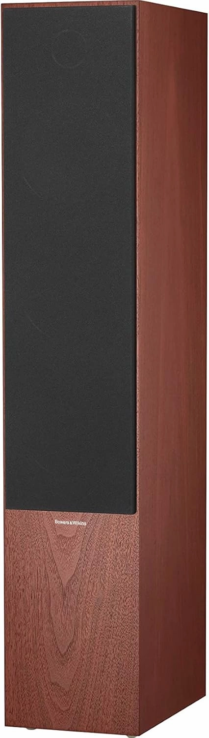 Bowers & Wilkins 703 S2 Floorstanding Speaker - High-Performance Tower Speaker, Aerofoil Woofers with Flowport Technology & Carbon Dome Tweeter, Standing Speaker for Home Stereo System, Rosenut