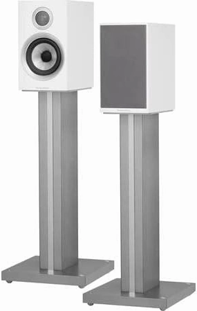 Bowers & Wilkins 707 S2 Standmount Loudspeaker - Compact 2-Way Speaker, Continuum Cone Driver & Dome Tweeter, Stereo Speakers for Home Theater System, Satin White (Stands Sold Separately) bookshelf speakers,compact stereo speakers,hi-fi shelf speak