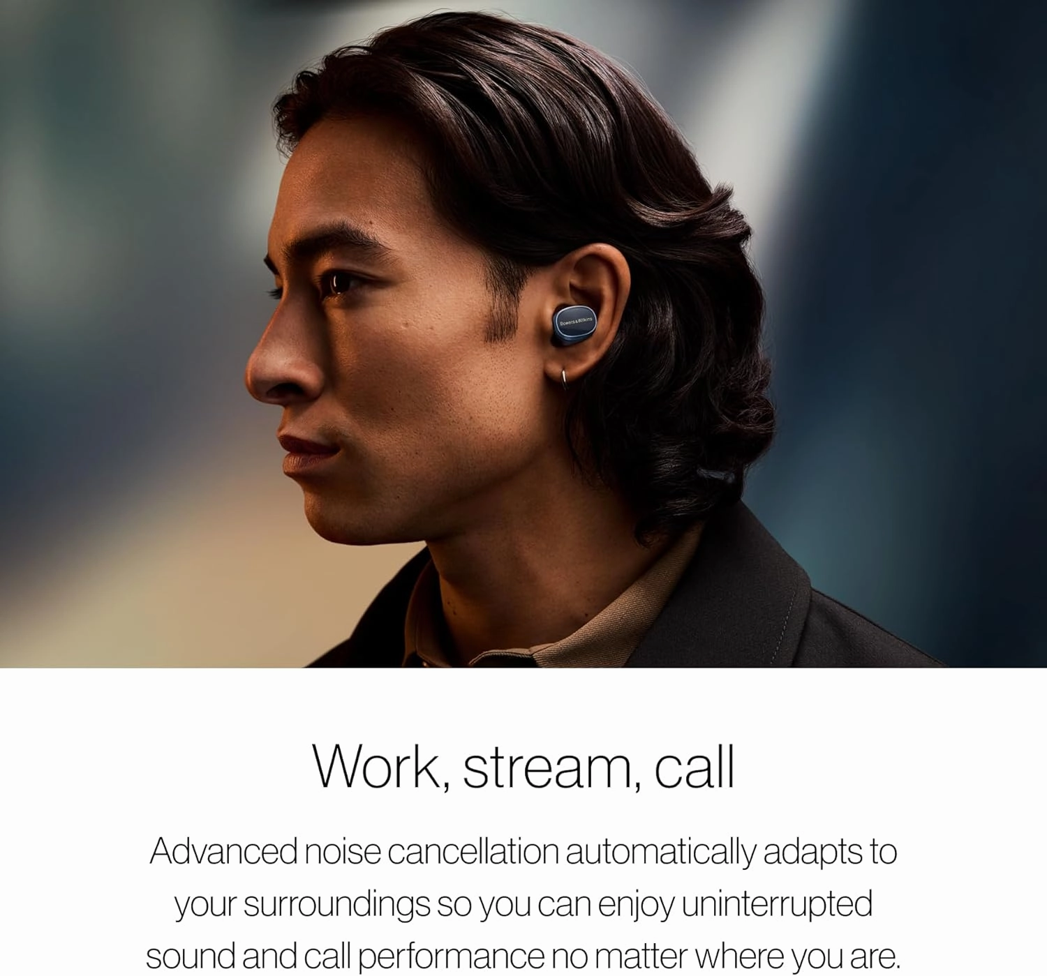 Bowers & Wilkins Pi8 Wireless Earbuds (Anthracite Black), in-Ear Bluetooth Earphones with Qualcomm Chipset & aptX Lossless, Active Noise Cancelling Earbuds, 3 Built-in Mics, 15-Min Quick Charging