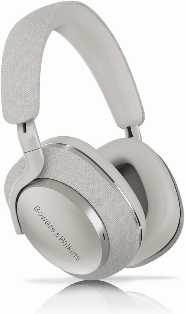 Bowers & Wilkins Px7 S2 Over-Ear Headphones - Advanced Noise Cancellation, Technical Fabrics, 30-Hour Battery Life, 15-Min Quick Charging, Grey audiophile headphones,high-end headphones,studio over-ear,