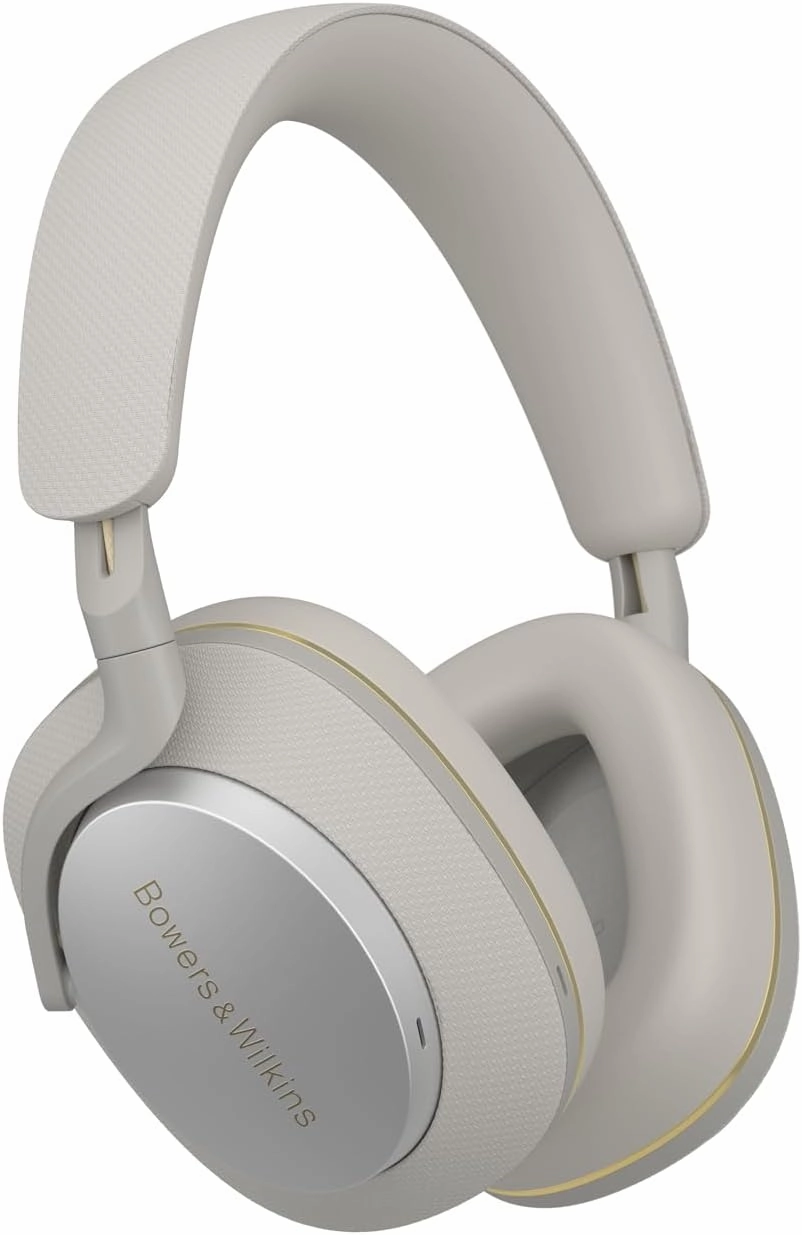 Bowers & Wilkins Px7 S2e Over-Ear Headphones - Enhanced Noise Cancellation & Transparency Mode, Crystal-Clear Calls, Bluetooth, 30-Hour Playback, Cloud Grey over-ear headphones,closed back headphones,wireless studio cans,