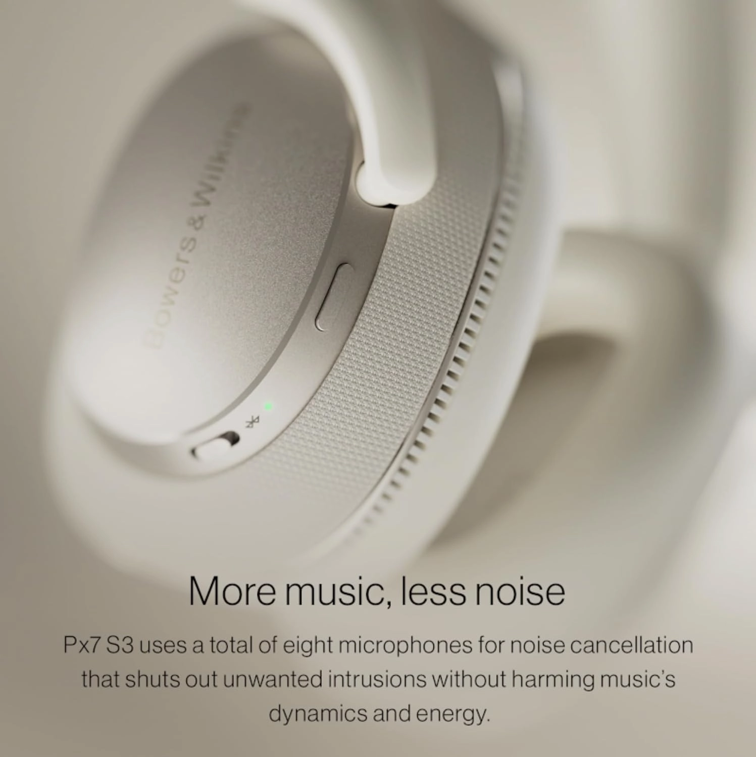 Bowers & Wilkins Px7 S3 Over-Ear Headphones, High-Resolution Sound, Comfortable Fit, Bluetooth, Active Noise Cancelling & Transparency Mode, 30-Hour Playtime, Quick Charge Support, Anthracite Black