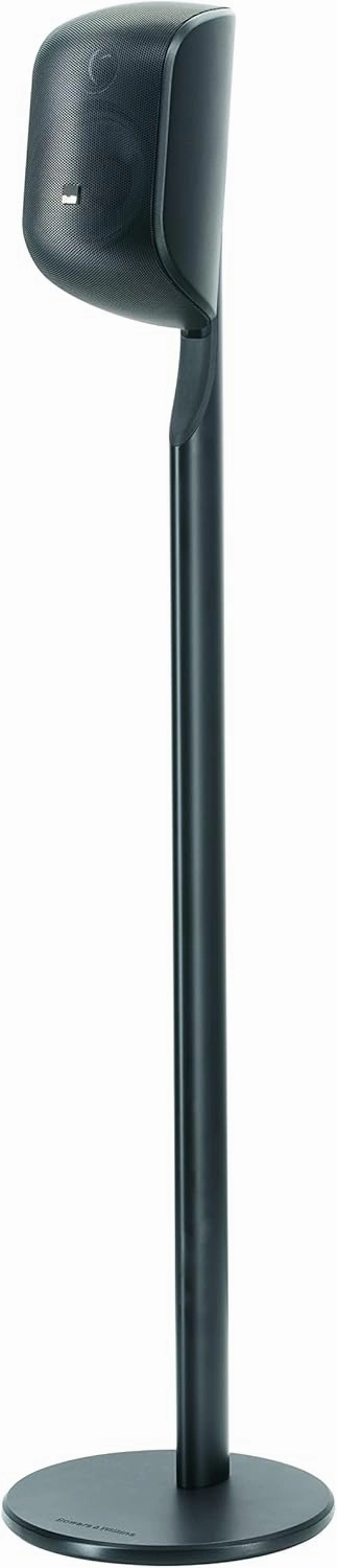 Bowers and Wilkins M-1 Satellite Speaker (1 Count) 4" Glass Fiber Midrange, 1" Aluminum Dome Tweeter, Use as Stereo Speaker or Center Channel in Your Surround Sound System, Matte Black (Single)