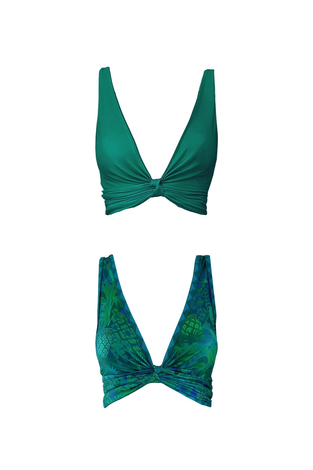 Brasilia Reversible Bikini Wrap Top