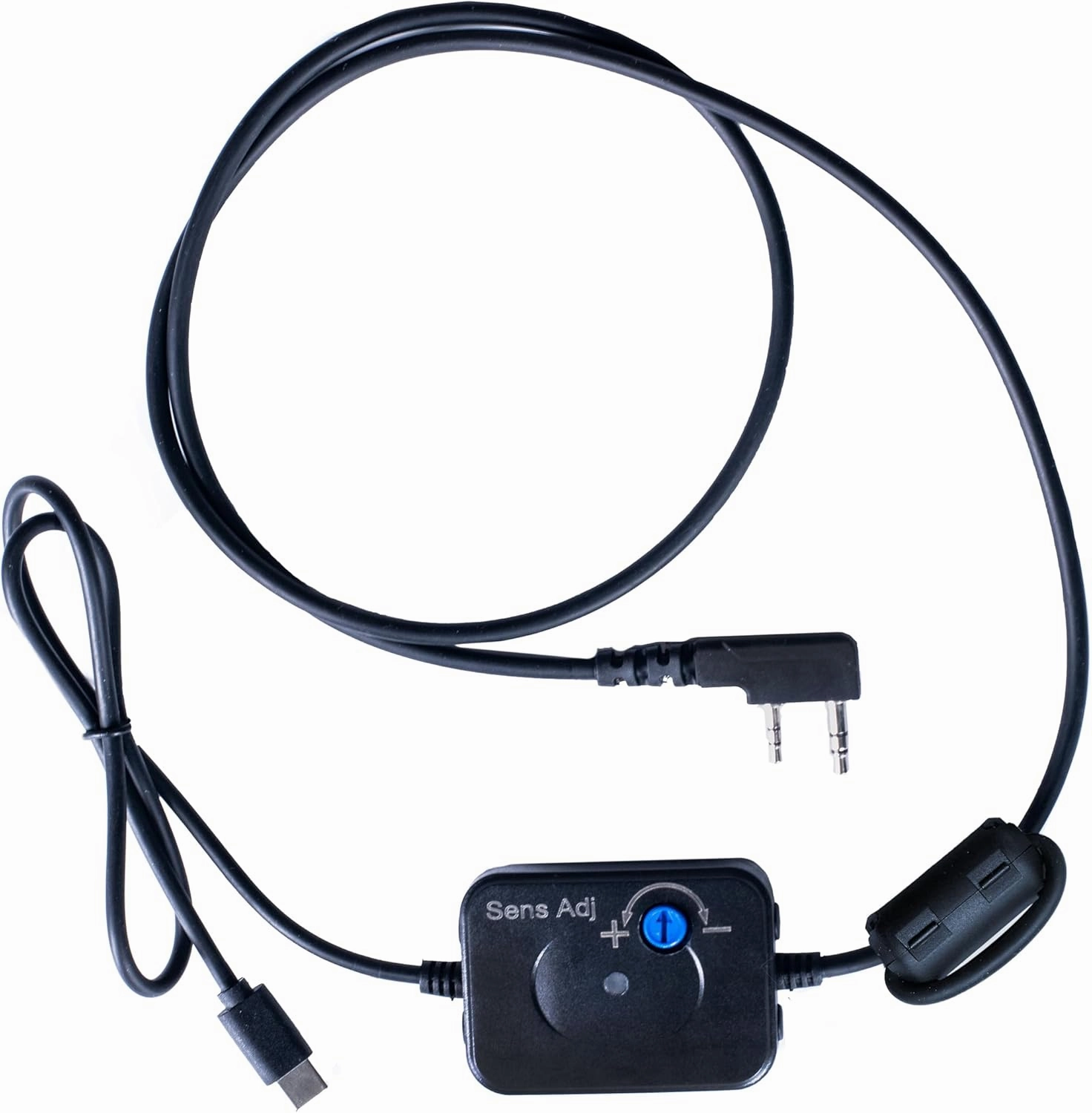 BTECH APRS-K1 PRO Multi-Function Audio Interface Cable - USB-C Universal TNC Adapter with Built-In Auto PTT & Audio I/O - Compatible with APRSpro, APRSDroid wireless audio bridge,Bluetooth transmitter,WiFi audio link,
