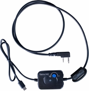 BTECH APRS-K1 PRO Multi-Function Audio Interface Cable - USB-C Universal TNC Adapter with Built-In Auto PTT & Audio I/O - Compatible with APRSpro, APRSDroid wireless audio bridge,Bluetooth transmitter,WiFi audio link,
