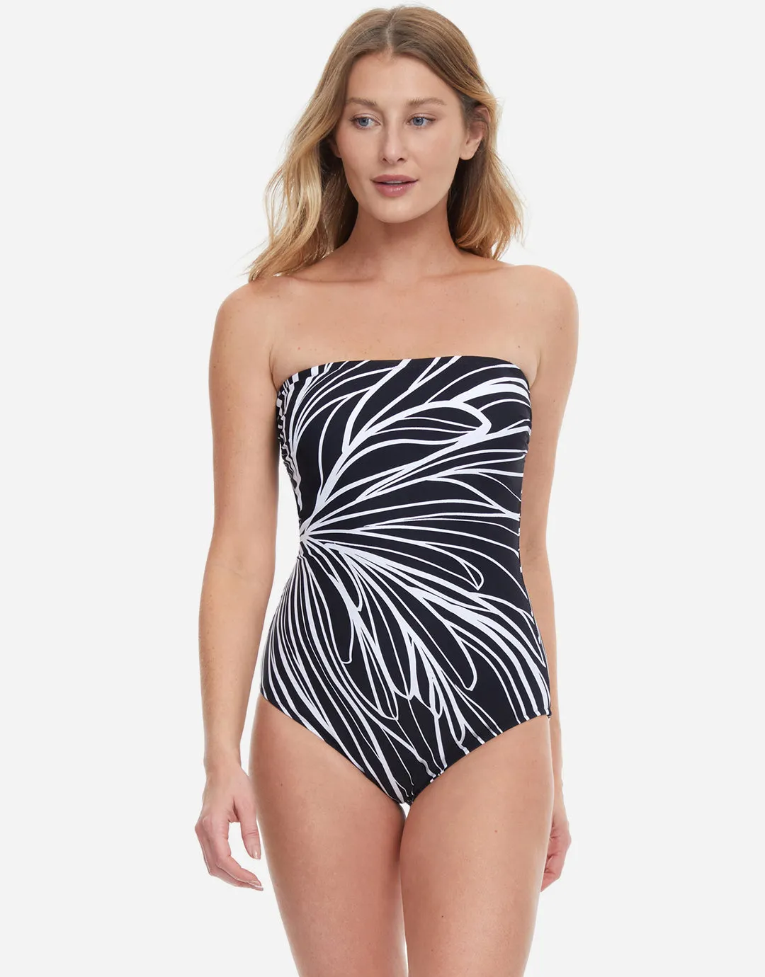 Buona Sera Bandeau Swimsuit - Black