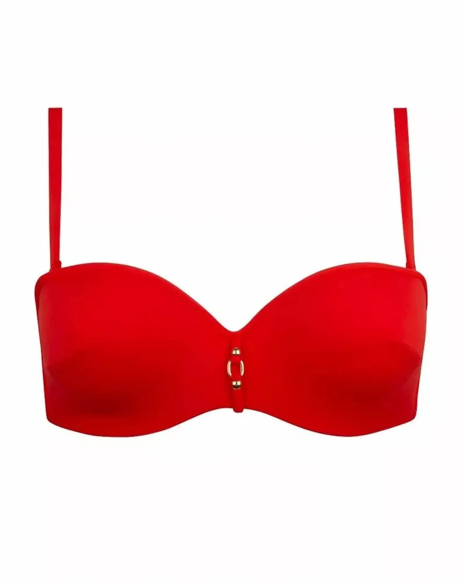 Bustier Two-Piece Swimsuit In Grenadine Beaute
