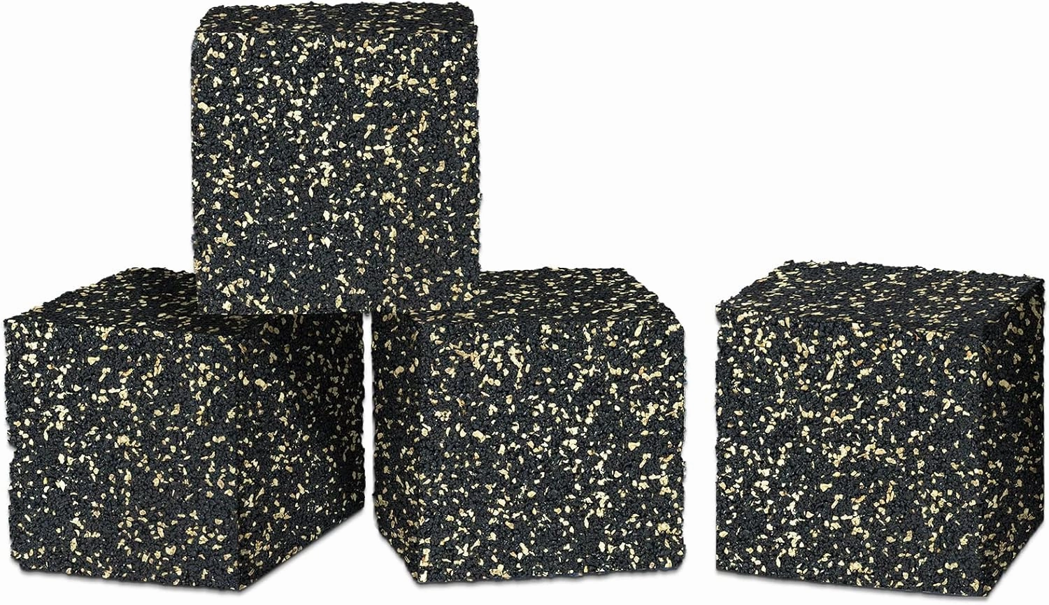 BXI Subwoofer Isolation Pad - 4 Pcs 2 X 2 X 2 Inches Bass Reduction Floorstanding Speakers Mat Riser - Thick Large Rubber Cork Anti Vibration Pads for Heavy Machine Equipment Studio Monitor Stands isolation pads,speaker feet,vibration dampeners,