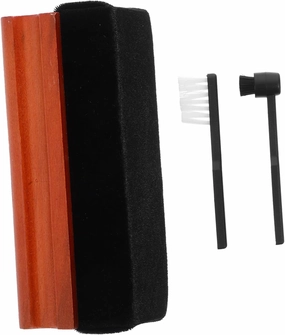 Cabilock 1set Vinyl Record Cleaning Kit - Anti Static Record Brush and Stylus Cleaning Tool for Turntable Albums Accessories record cleaning kit,vinyl cleaner,stylus brush set,