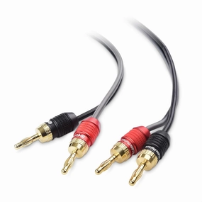 Cable Matters Heavy Duty 6 ft Speaker Wire 12 Gauge, Oxygen-Free Bare Copper (OFC) Banana Plug Speaker Cable - 6 Feet / 1.8 Meters speaker cable,audio wire,hi-fi speaker cord,