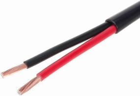Cables Direct 14-Gauge Outdoor Speaker Wire, 500 Ft | 2 Conductor, Copper Clad Aluminum, Stranded Bulk Audio Cable | CL2, Direct Burial, UV Resistant speaker cable,audio wire,hi-fi speaker cord,