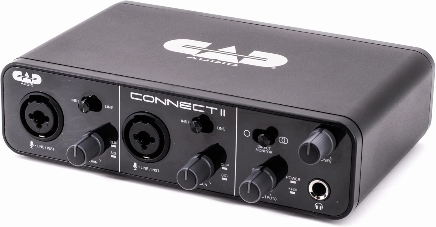 CAD Audio CX2 2x2 USB Interface 24 Bit/96KHz audio interface,USB interface,music recording input,
