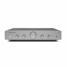 Cambridge Audio AXA25-25 Watt Separate Integrated Stereo Amplifier HiFi System Featuring Tone and Balance Control with Front Aux Input - Lunar Grey integrated amplifier,stereo receiver,hi-fi amp combo,