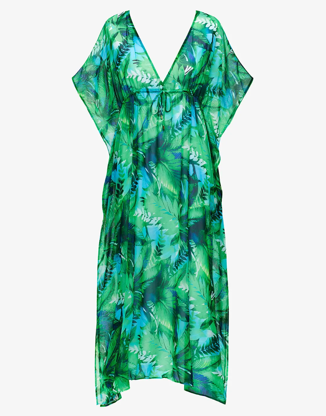 Cartago Palms Midi Kaftan - Multi
