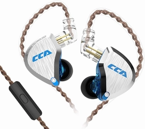 CCA C12 in Ear Earphones 5BA 1DD Hybrid Drivers Wired Sport Earbuds Headphones Stereo Gaming Headset HiFi Clear Sound for Musician Audiophile Singer DJ in-ear monitors,hi-fi IEMs,studio earphones,