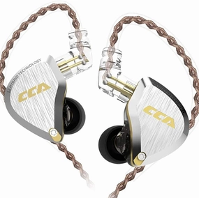 CCA C12 in Ear Monitor Headphones 5BA 1DD Hybrid HiFi IEM Earphones Noise Isolating Stereo Wired Earbuds for Musicians Audiophile Singers DJ in-ear monitors,hi-fi IEMs,studio earphones,