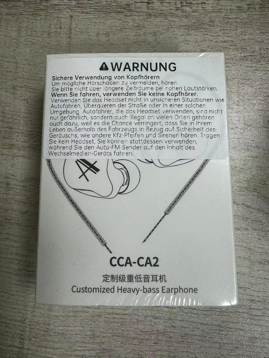 CCA CRA in Ear Monitor, Ultra-Thin Diaphragm Dynamic Driver IEM Earphones, Clear Sound & Deep Bass in Ear Headphones, Wired Gaming Earbuds with 2 Pin Detachable Cable for Singer Musicians Drummers