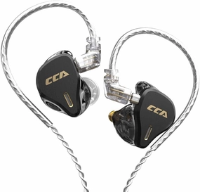 CCA CS16 in-Ear Monitors, 16BA Reference HiFi Stereo IEM Wired Earphones/Earbuds/Headphones with Detachable Cable 2Pin for Musician Audiophile (with Mic, Black) reference headphones,neutral sound headphones,monitor headphones,
